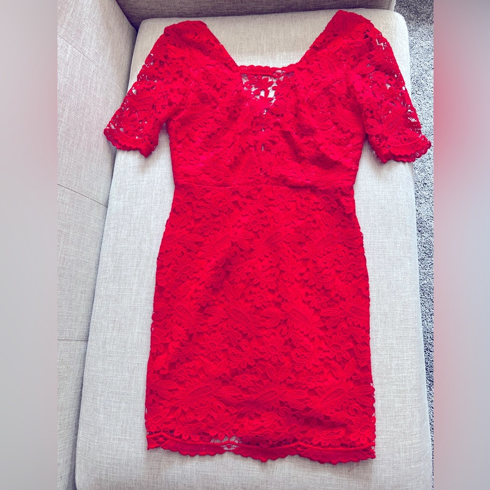 Beautiful red dress. Soieblu brand.